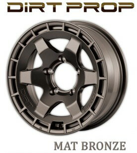 16インチ 6H139.7 7J+38 6穴 4本 ホイール DiRT PROP MOTOR FARM モーターファーム マットブロンズ