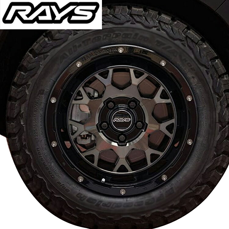 Rakuten - 17インチ 6H139.7 8J+20 6穴 1本 ホイール TEAM DAYTONA m9 RAYS レイズ ブラック/ディスククリアスモーク