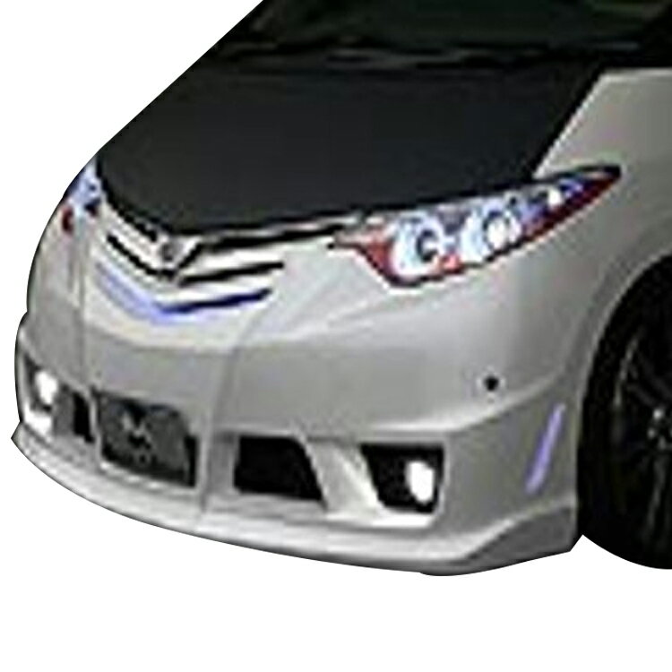 Rakuten - 乱人 エスティマ AHR20W 前期 フロントバンパー(フォグランプ・カバー付) 未塗装 RANDO Black Edition ブラックエディション