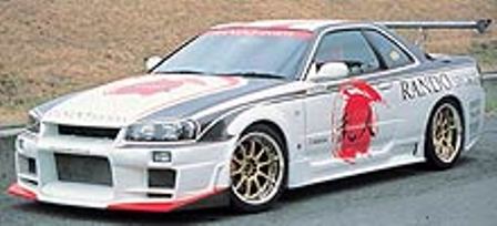 乱人 スカイライン BNR34 サイドステップ 未塗装 RANDO RANDO SPORTS 乱人スポーツ