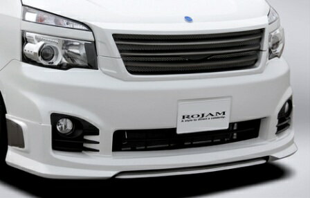 ロジャム ヴォクシー 70系 ZRR70W 後期 フロントリップスポイラー FRP・ゲルコート製 未塗装 ROJAM IRT