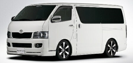 Rakuten - ロジャム ハイエース KDH TRH200 フロントリップ・リアバンパーセット FRP 未塗装 ROJAM IRT