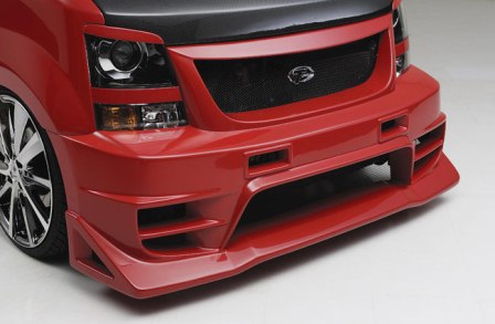 Front Spoiler - テイクオフ ワゴンR MH21S フロントバンパースポイラー グリル一体式 クロススタイル TAKE OFF 配送先条件有り