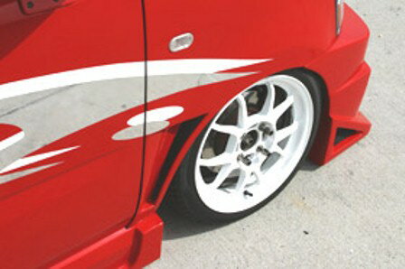 テイクオフ ワゴンR MC11 12 21 22S フロントレーシングフェンダー MCシリーズ FRP クロススタイル TAK..