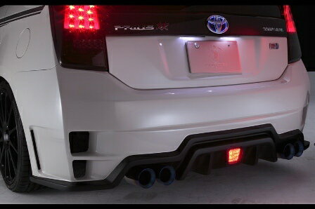 Rakuten - ロウェン プリウス ZVW30 前期 リヤバンパー RR-GT/Ver1 FRP 未塗装 1T001P20 ROWEN ECO-SPO Edition