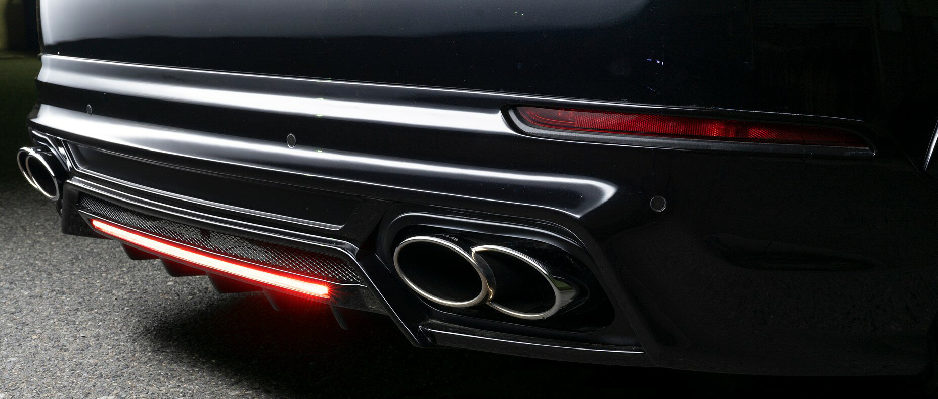 ヴァルド ポルシェ リアスカート 未塗装 WALD Sports Line Black Bison Edition スポーツラインブラックバイソンエディション