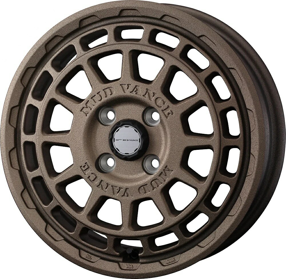 WEDS ウェッズ MUDVANCE X Type F ホイール 15インチ 4H100 4.5J+45 1本 4穴 マッドヴァンス FLINT BRONZE フリントブロンズ