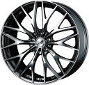 WEDS ウェッズ LEONIS MX ホイール 17インチ 4H100 6.5J+42 4本 4穴 レオニス BMCMC ブラックメタルコートミラーカット