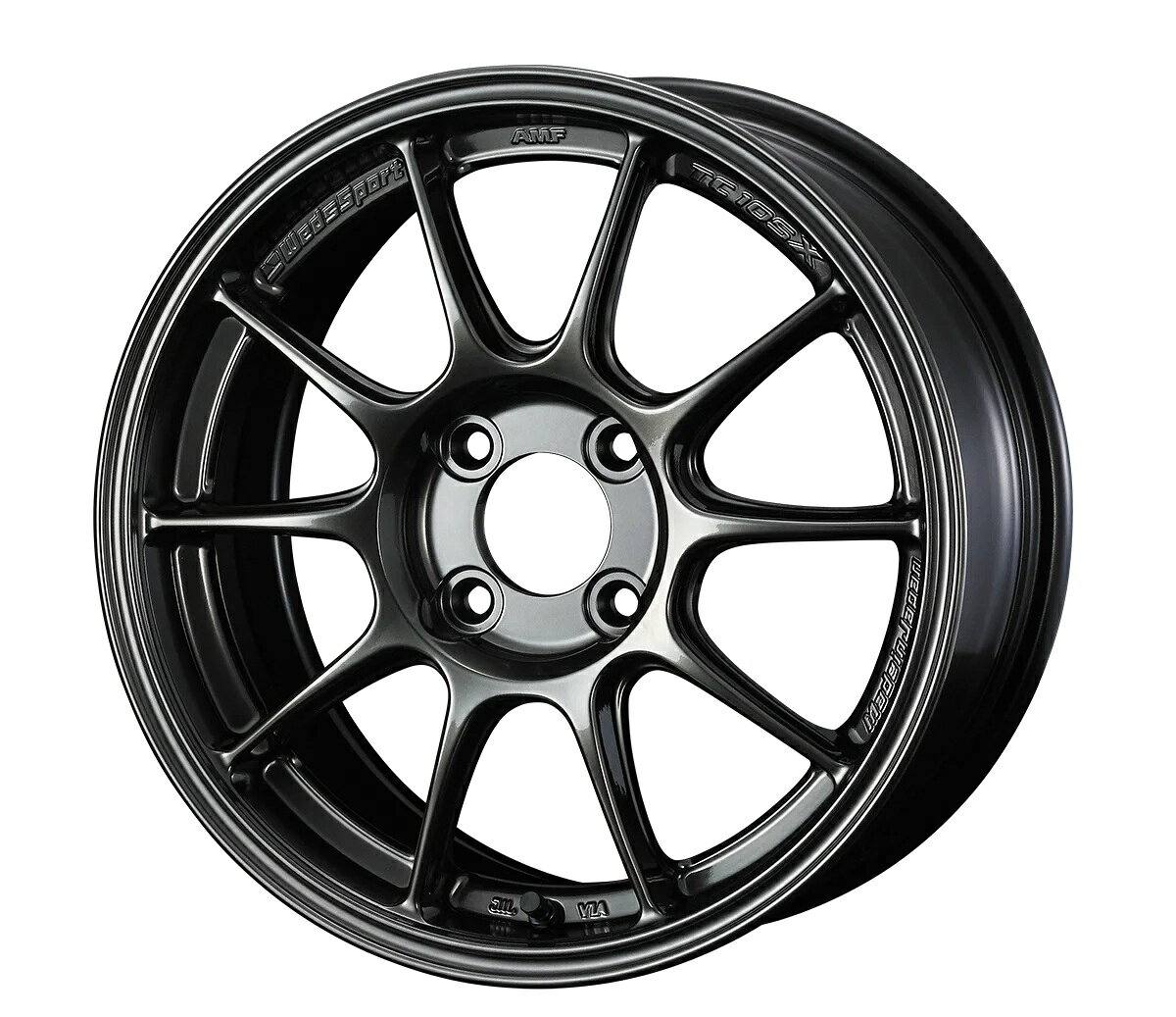 15インチ 4H100 7.0J 7J+35 4穴 ホイール 1本 EJ-TITAN WEDS WedsSport TC105X