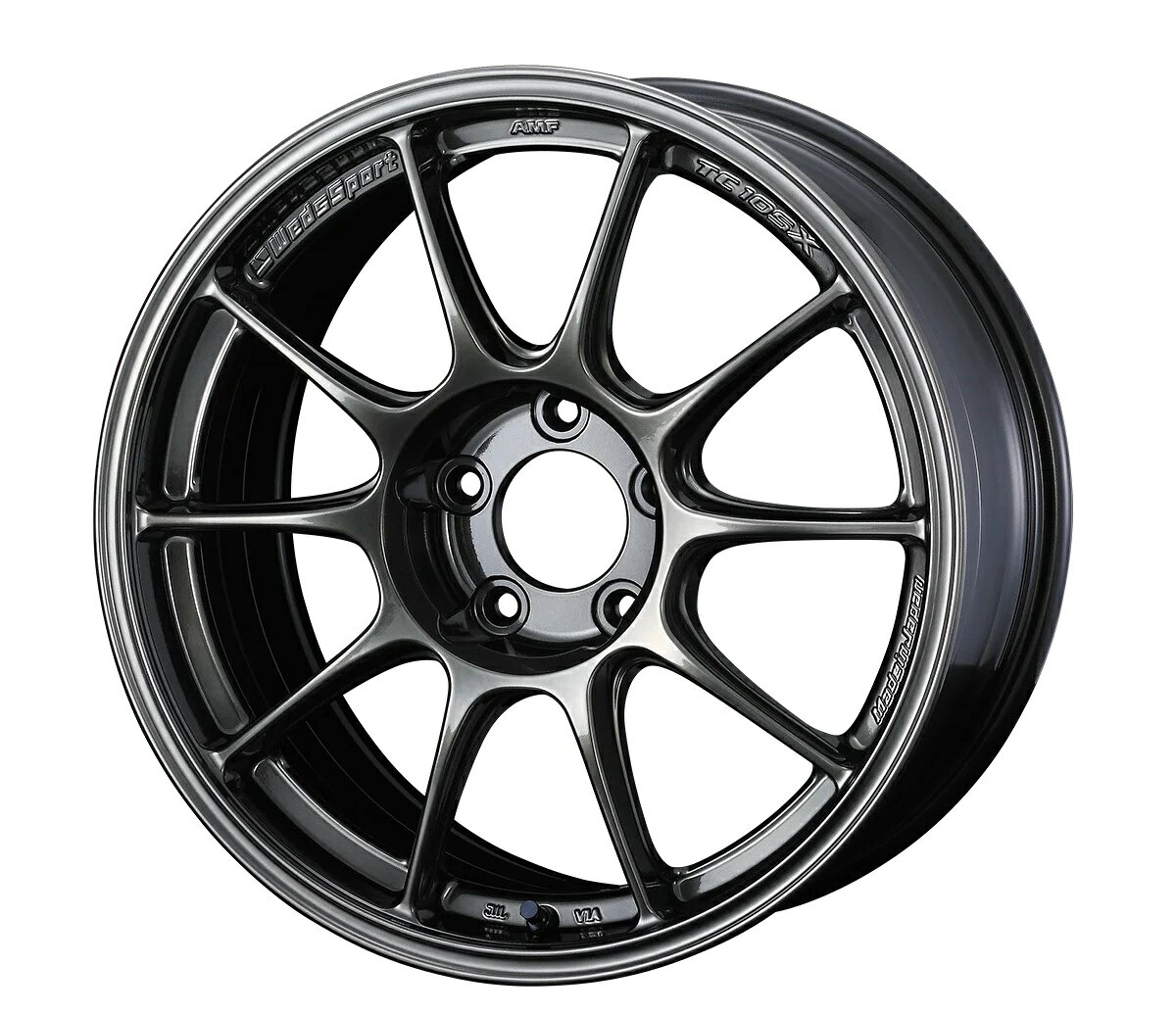 Rakuten - 17インチ 5H114.3 8.0J 8J+38 5穴 ホイール 1本 EJ-TITAN WEDS WedsSport TC105X