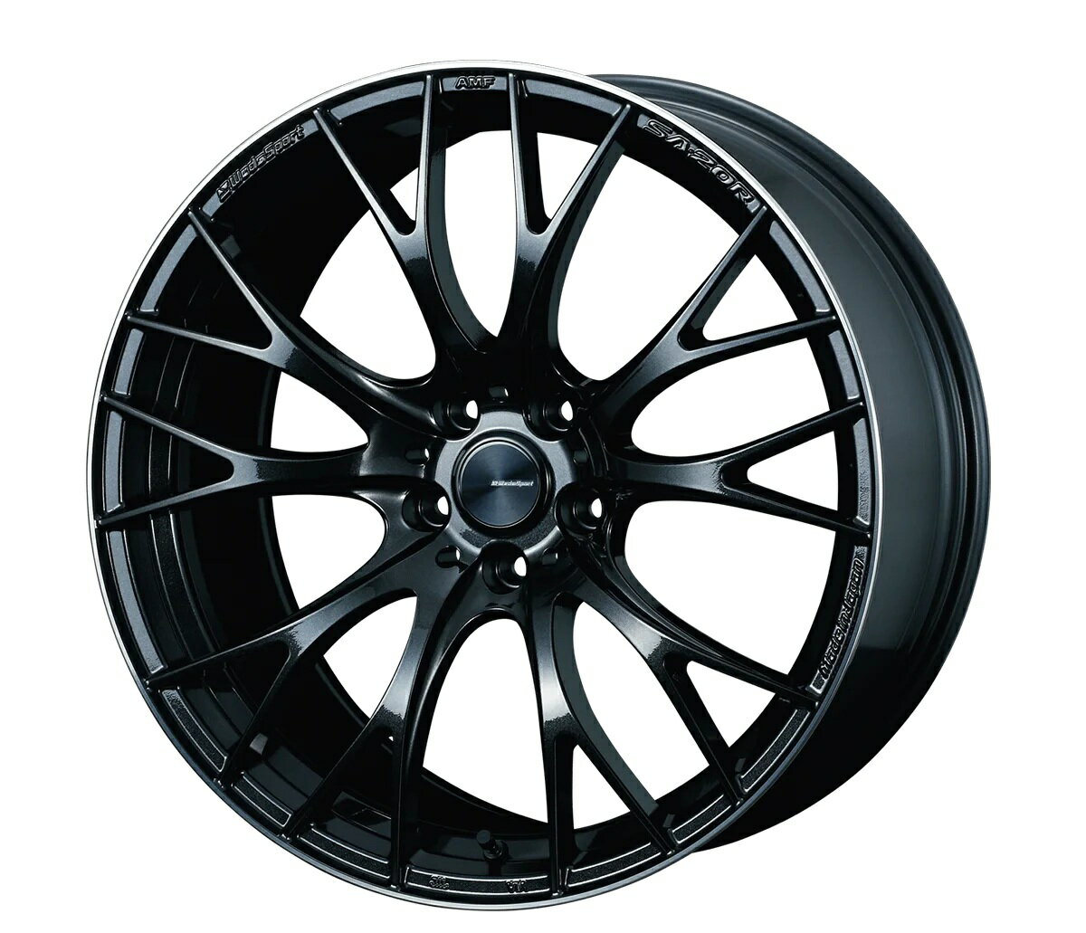 WEDS ウェッズ WedsSport SA-20R ホイール 19インチ 5H114.3 8.5J+45 4本 5穴 ウェッズスポーツ METAL-BLACK/F メタルブラックエフ