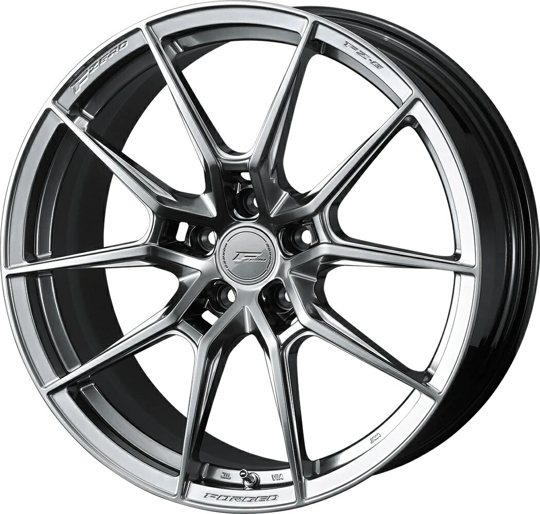 Rakuten - 18インチ 5H112 8.0J 8J+48 5穴 ウェッズ エフゼロ エフゼットシックス ホイール 1本 ダイヤモンドブラック WEDS F ZERO FZ-6