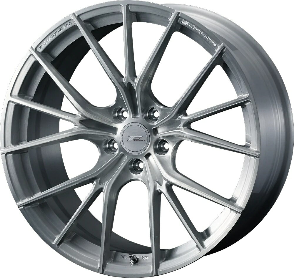 18インチ 5H114.3 7.5J+48 5穴 ウェッズ エフゼロ エフゼットワン ホイール 1本 ブラッシュド WEDS F ZERO FZ-1