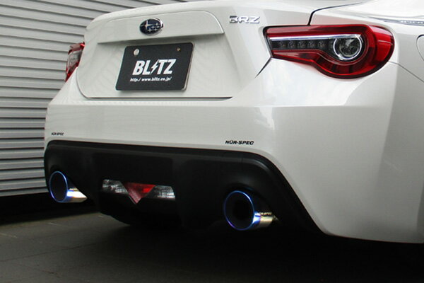 ブリッツ BRZ DBA-,4BA-ZC6 マフラー 2本出し 63176V BLITZ NUR-SPEC CUSTOM EDITION ニュルスペック カスタムエディション