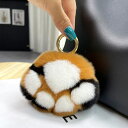 【新品・送料無料】ふわふわ猫の爪キーチェーン 鍵 キーホルダー ヒョウ柄 毛皮キーリング ファー 可愛い おしゃれ レディース 小物アクセサリー
