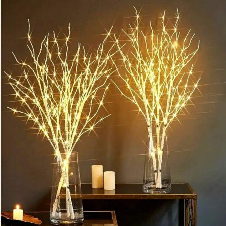 ブランチツリー 枝 ledライト 照明 ランプ クリスマスツリー 装飾品 結婚式 ギフト 新年 お祝い 卓上ライト 可愛い モダン 秋冬