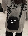 ミニバッグ ショルダーバッグ スマホポーチ ブラック 調整可能 お出かけ 女子大学生 可愛い おしゃれ 漫画 ギフト 財布 レディース ミニ財布 プレゼント 贈り物(4)