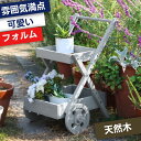 ★店内全商品ポイント5倍★プランタースタンド 屋外 室内 木製 おしゃれ ワゴン型 ガーデンラック プランターカバー フラワースタンド ガーデンツール ガーデニング プランターボックス フラワーラック プランター台 花台 フラワー スタンド ラック 植物 花壇 プランター