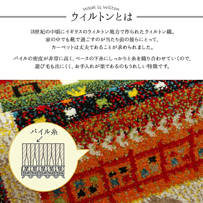 玄関マット マット ラグ かわいい おしゃれ 北欧 約60×90cm 室内 絨毯 屋内 ペルシャ絨毯 インテリア オシャレ 抗菌 防臭 消臭 小さめ ラグマット ふかふか ウィルトン 長方形 トルコ製 フロアマット イケヒコ 新生活 おすすめ 人気 高級 エントランス ギャッベ singlelife-10023580 ザッカグマート 家具と雑貨 サンプル画像2