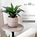 ★店内全商品ポイントアップ中★インテリアグリーン アガベ 高さ40cm ナチュラル ナチュラルインテリア フェイクグリーン 観葉植物 人工観葉植物 ミニ フェイ...