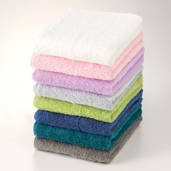 フェイスタオル 世界No.1の工場から、お届けします。 本多タオル エアリーソフト糸（超長綿甘撚り糸）使用 吸水力5倍以上 軽くてふわふわ 綿100％ ヘアドライタオル ヘアドライ