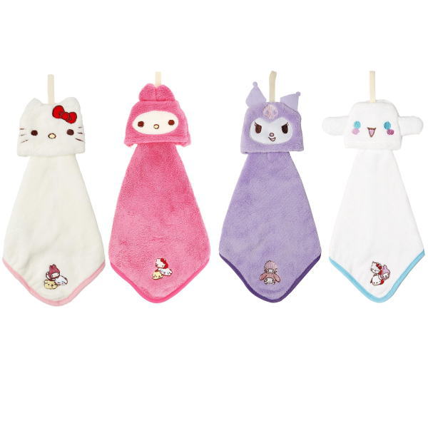 サンリオ マイクロループタオル【4点セット送料無料】吊り下げタオル マイクロ素材 ハローキティ マイ..