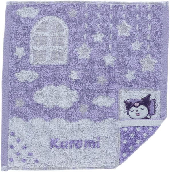 商品情報 商品名 サンリオミニタオル クロミ 柄 　　　　クロミ 商品サイズ 約25×25cm 素材 本体：綿100％、刺繍糸：レーヨン100％（上糸）、ポリエステル100％（下糸） 生産国 中国 サンリオシリーズたちのアップリケ刺繍が可愛...