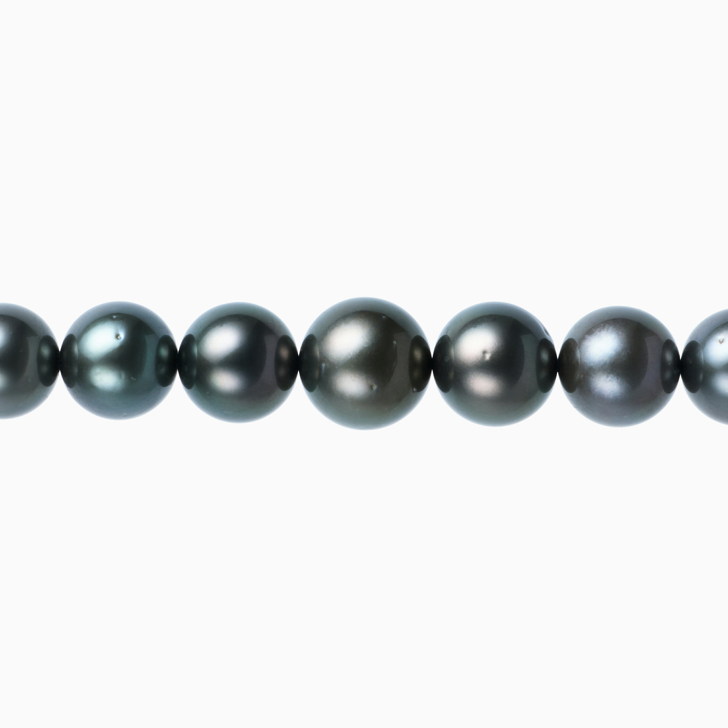 Rakuten - 《真珠大卸からの直販》■テリ評価80点・大珠サイズに加え重厚なブラック系のお色目■黒蝶真珠ネックレス【送料無料】