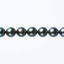 《真珠大卸からの直販》■ テリ評価95点・最希少、スモールサイズプレミアムピーコック ■ リキテア産黒蝶真珠ネックレス【送料無料】