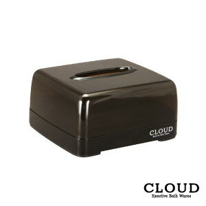 ｢ハーフティッシュケース CLD-Br｣【CLOUD クラウド】 ハーフサイズ用 ティッシュケース ティッシュボックス ティッシュカバー 磨りガラス風 透明 高級 日本製 シンカテック SINKATEC