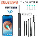 耳かき カメラ付き ライト見える清潔感へ 8点セット耳かき カメラ付き LED イヤースコープ 無線 耳掃除 耳鏡ワイヤレス付き スマート耳かき 見える耳かき ...