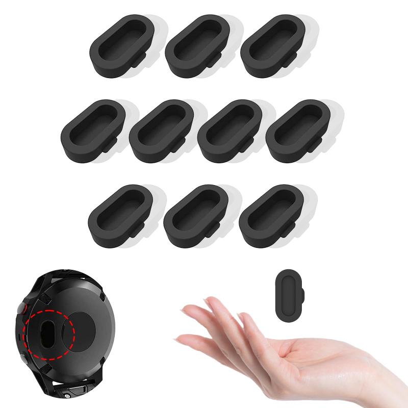 [ALLVD] 防塵プラグ 10枚セットGARMIN専用 防水プラグ 防塵カバー 防塵キャップシリコン製Garmin Swim 2/vivomove 3/GarminActive/feni..