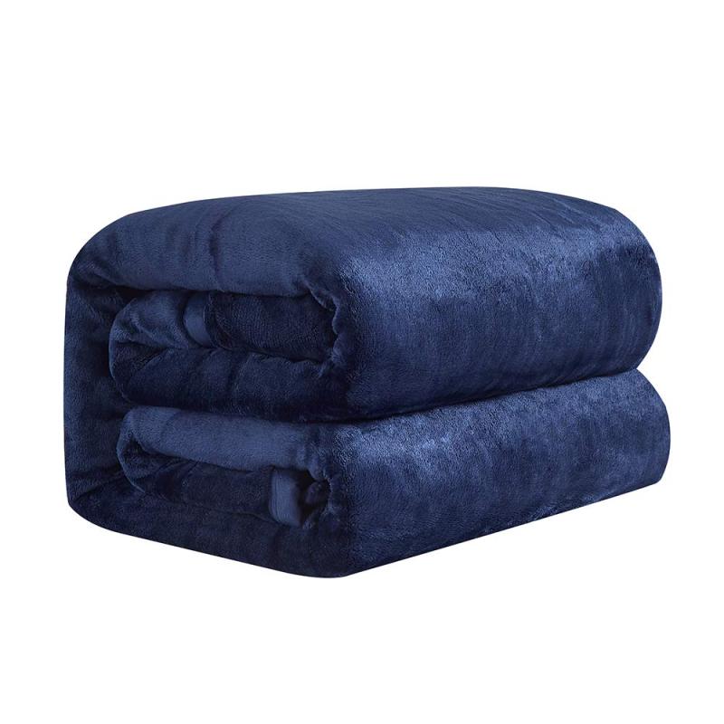 毛布 シングル 二枚合わせ ブランケット 大判 厚手 発熱 掛け毛布 マイクロファイバー フランネル 洗濯可能 静電防止 抗菌防臭 140cm×200cm