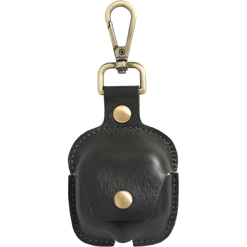 [Dom Teporna] AirPods4対応ケース 本革 カラビナ付き エアーポッズ対応カバー 第4世代 ワイヤレス充電可能 入れたまま充電可能