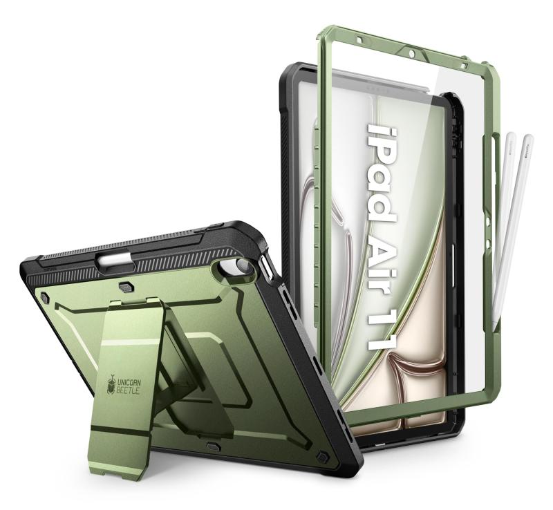 SUPCASE iPad1 2024 ケース 全面保護 Apple 鉛筆充電対応 Apple ペン収納 保護フィルム付き スタンド内蔵型 頑丈なキックスタンド保護ケース UBPro シリーズ