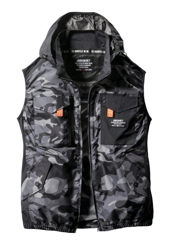 バートル(Burtle) ベスト Aラインコート ベスト メンズ