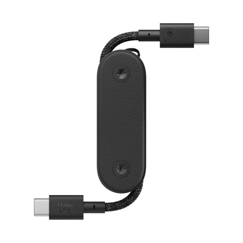Native Union Pocket Cable 60W – 強化編み込み USB-C to USB-C ポータブル充電ケーブル
