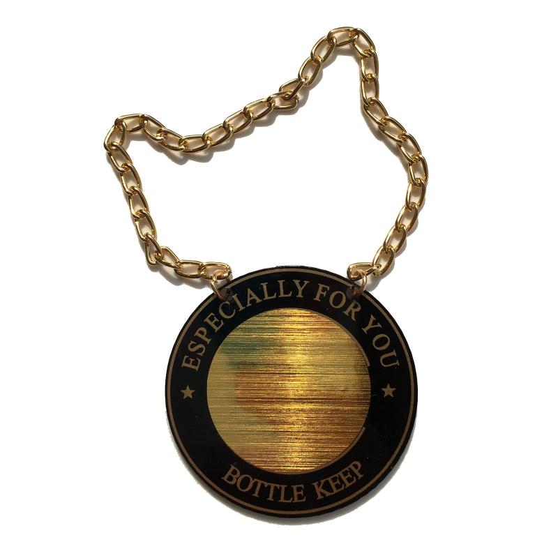 Seagron ボトルネームプレート ボトルキーパー Bottle keep 札 業務用 アクリル製 おしゃれ