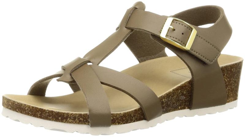 [エンチャンテッド] サンダル Tストラップウェッジサンダル 22017 レディース