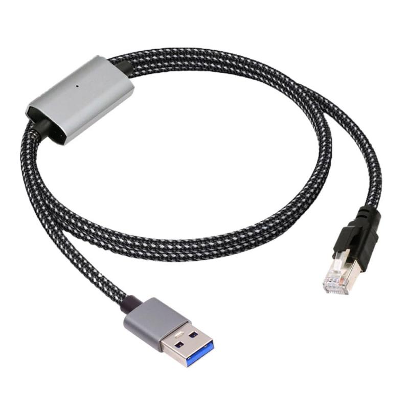 Cablecc RJ45 から USB タイプ C ケーブル USB-C および タイプ A から Ethernet オス コード 直接接続 1000Mbps ギガビット LAN ネットワーク Thunderbolt3 と互換性あり