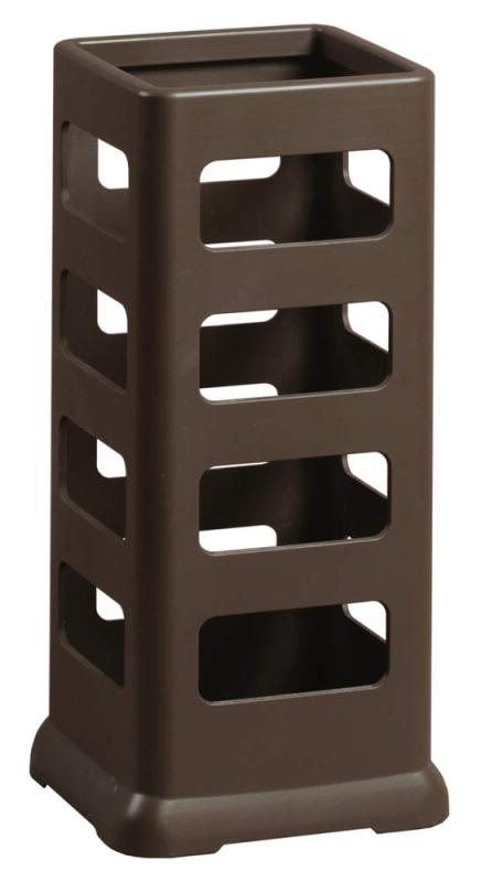小原産業 傘立て 角形12本 ブラウン 約45×21.1×20cm UB-405