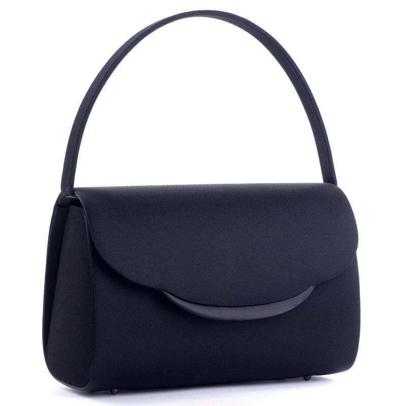 [アウローラ] ブラックフォーマルバッグ ワイドマチ 冠婚葬祭 黒 弔事 入学式 入園式 卒業式 卒園式