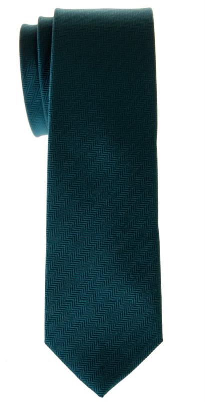 (リトリーズ) RETREEZ マイクロ ヘリンボーンストライプ 織布 マイクロファイバー スキニー ネクタイ - 多色展開