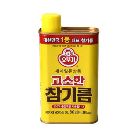 『オトギ（オットギ）』ごま油　1000ml缶　＜韓国調味料・韓国産ごま油・ごま油＞ヤマトコンパクト便送料無料