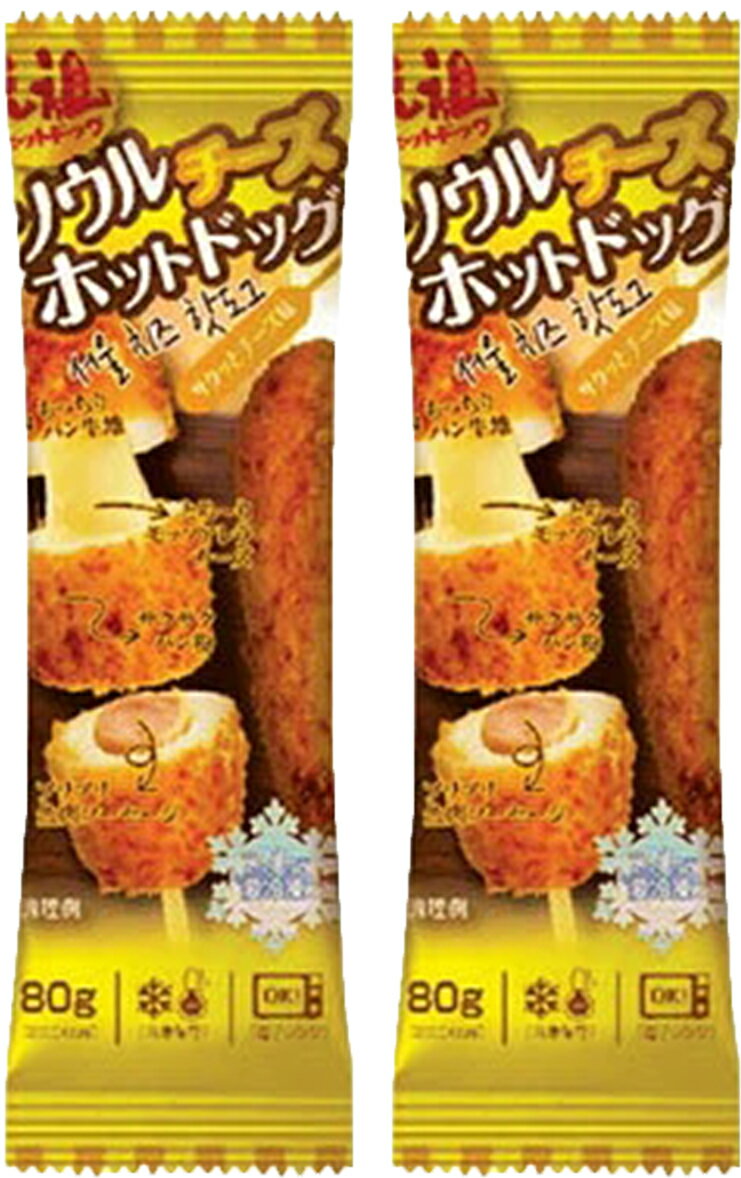 [韓国人気冷凍食品]チーズホットドッグ2個+チーズボール+冷凍ホトックセット全3点