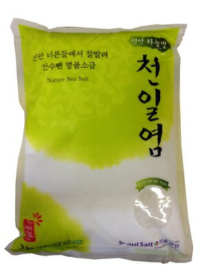王荒塩（キムチ漬け物用）　3kg　＜韓国調味料＞のサムネイル