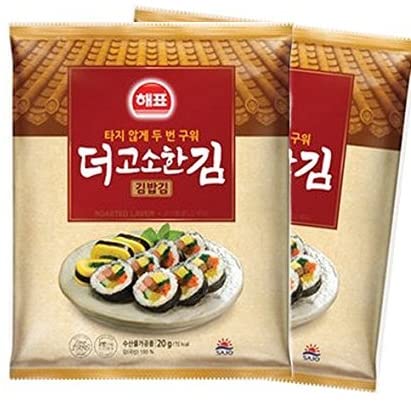 海苔巻き用 韓国海苔 20g（全形10枚×2袋）キンパ用 　＜韓国のり・韓国海苔＞