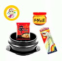 【カンシネ】_1人チゲセット_トゥッペギ2号セット_やっとこ_チゲ250g_辛ラーメン1個_韓国食品_韓国料理