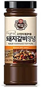 『白雪』豚カルビたれ500gX1本　ヤンニョム　焼肉　韓国食品　甘口　＜韓国調味料・焼肉タレ・焼肉たれ・プルコギ＞