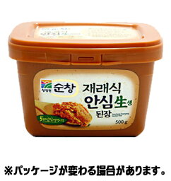 『スンチャン』在来式デンジャン　500g　＜韓国調味料・韓国味噌・韓国みそ＞イメージが変わる場合もございます